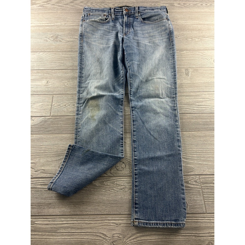 Men's Madewell Slim Jeans Size 32 X 32 Medium Wash Denim